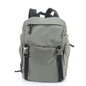 Prada Tessuto Nylon Triangle Logo Backpack Shoulder Bag A4 Men's Rue De39-7